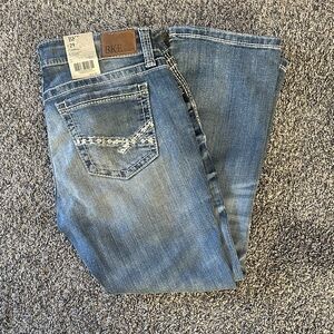 BKE Women's Light Blue Ankle Jeans